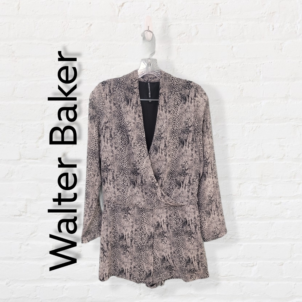 Walter Baker Womens Snake Skin Romper Size‎ Small